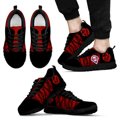 Rose Plant Gorgeous Lovely Logo Philadelphia Phillies Sneakers