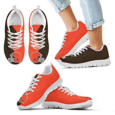 Two Colors Trending Lovely Cleveland Browns Sneakers