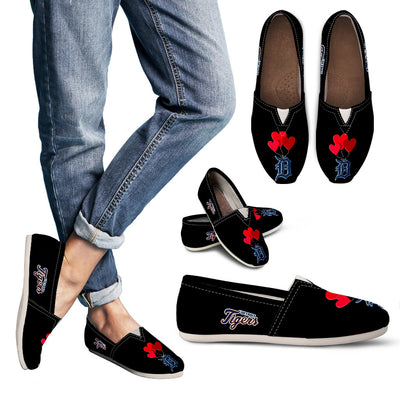 Lovely Heart Balloon Beautiful Logo Detroit Tigers Casual Shoes