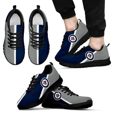 Dynamic Aparted Colours Beautiful Logo Winnipeg Jets Sneakers