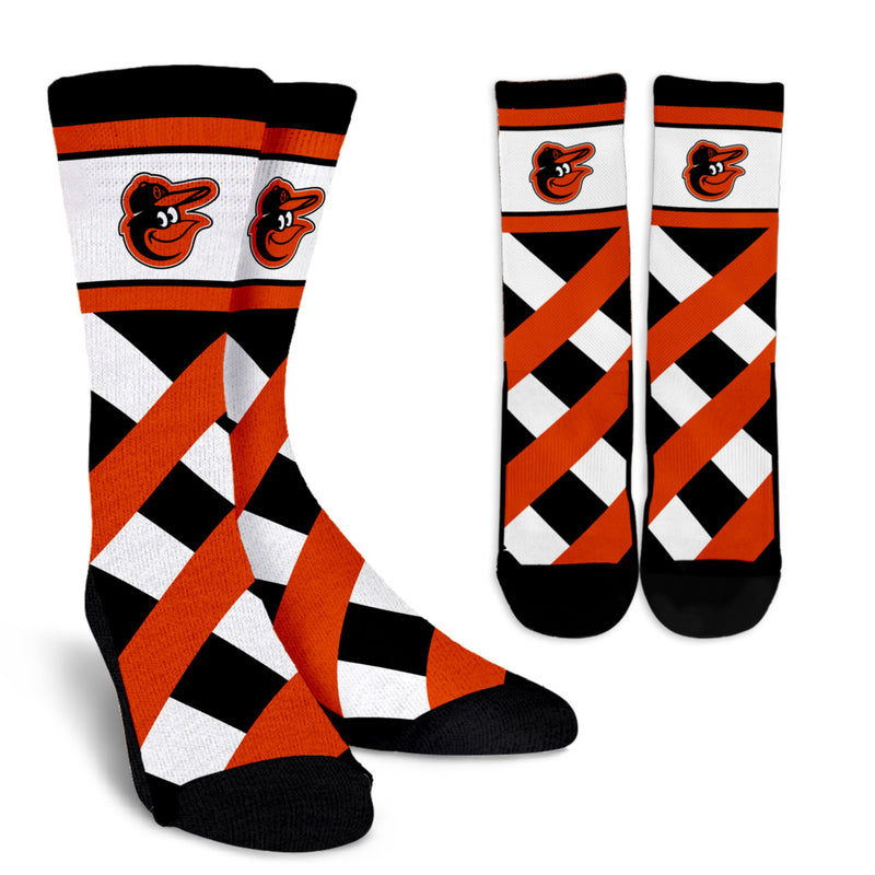 Sports Highly Dynamic Beautiful Baltimore Orioles Crew Socks