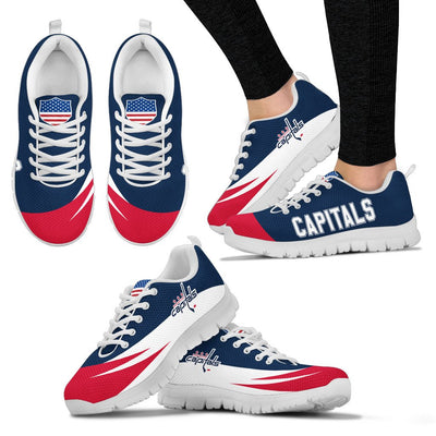 Awesome Gift Logo Washington Capitals Sneakers