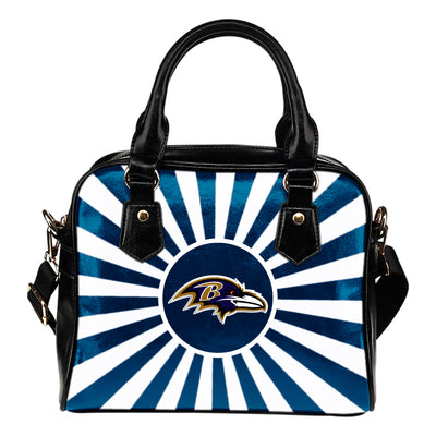 Central Awesome Paramount Luxury Baltimore Ravens Shoulder Handbags