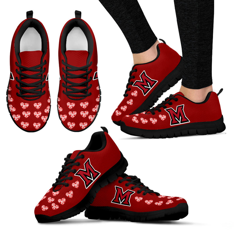 Love Extreme Emotion Pretty Logo Miami RedHawks Sneakers