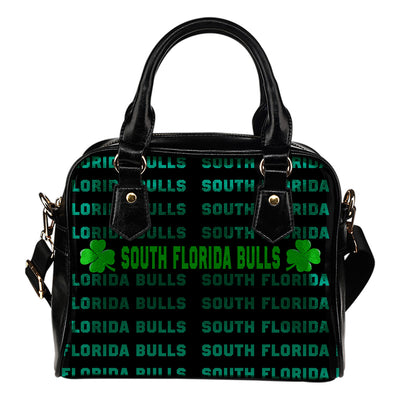 Colorful South Florida Bulls Stunning Letters Shoulder Handbags