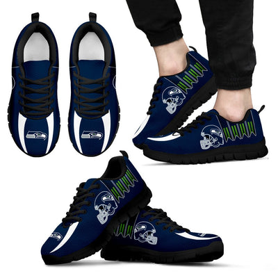 Vintage Four Flags With Streaks Seattle Seahawks Sneakers