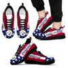 Proud Of American Flag Three Line Pittsburgh Steelers Sneakers