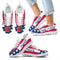 Proud Of American Flag Three Line Calgary Flames Sneakers