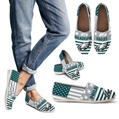 American Flag Philadelphia Eagles Casual Shoes