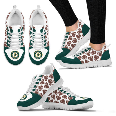 Great Football Love Frame Oakland Athletics Sneakers