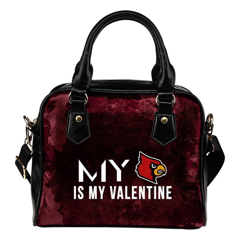 My Love Valentine Fashion Louisville Cardinals Shoulder Handbags