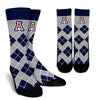 Gorgeous Arizona Wildcats Argyle Socks