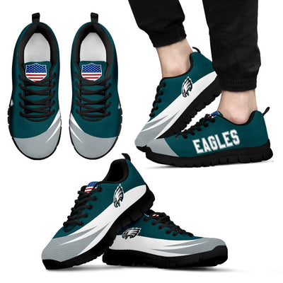 Awesome Gift Logo Philadelphia Eagles Sneakers