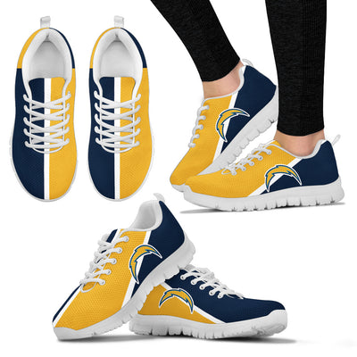 Dynamic Aparted Colours Beautiful Logo Los Angeles Chargers Sneakers