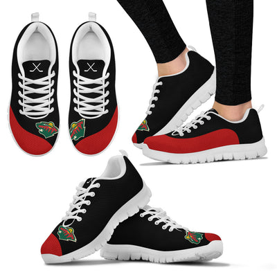 Valentine Love Red Colorful Minnesota Wild Sneakers
