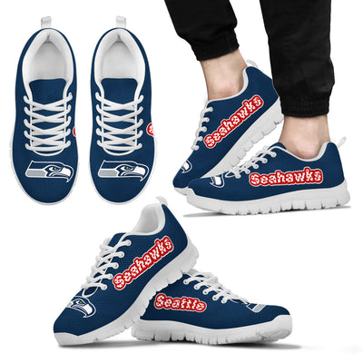 Magnificent Seattle Seahawks Amazing Logo Sneakers