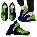 Dynamic Aparted Colours Beautiful Logo Seattle Seahawks Sneakers