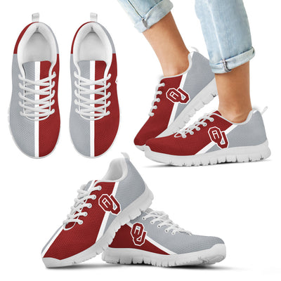 Dynamic Aparted Colours Beautiful Logo Oklahoma Sooners Sneakers