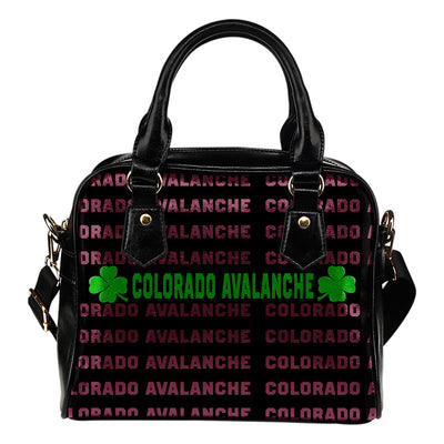 Colorful Colorado Avalanche Stunning Letters Shoulder Handbags