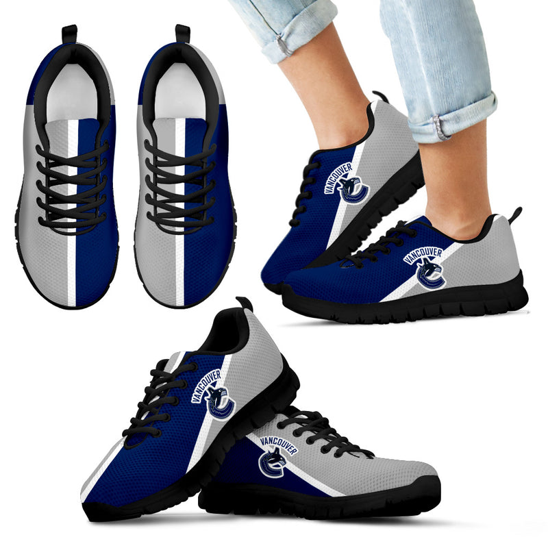 Dynamic Aparted Colours Beautiful Logo Vancouver Canucks Sneakers