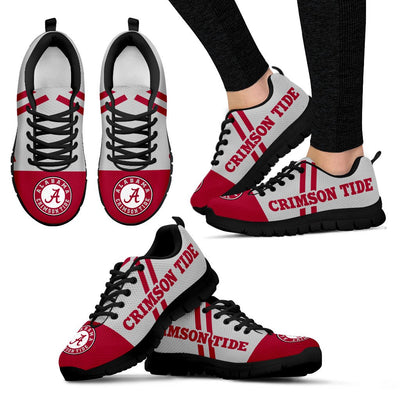 Line Stripe Logo Bottom Alabama Crimson Tide Sneakers