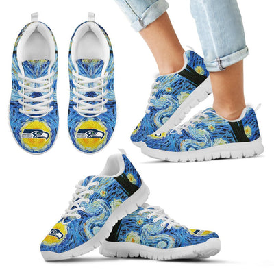 Sky Style Art Nigh Exciting Seattle Seahawks Sneakers