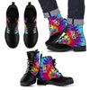 Tie Dying Awesome Background Rainbow Bowling Green Falcons Boots
