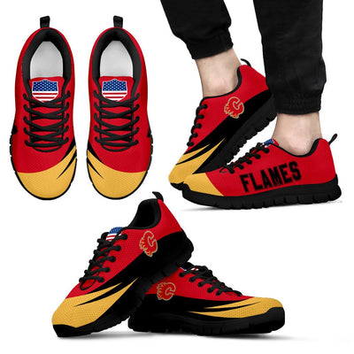 Awesome Gift Logo Calgary Flames Sneakers