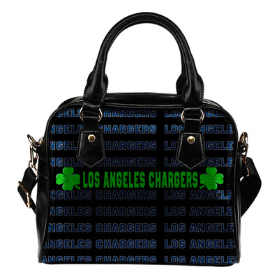 Colorful Los Angeles Chargers Stunning Letters Shoulder Handbags