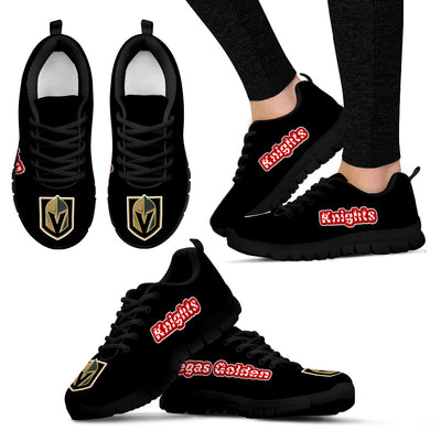 Magnificent Vegas Golden Knights Amazing Logo Sneakers