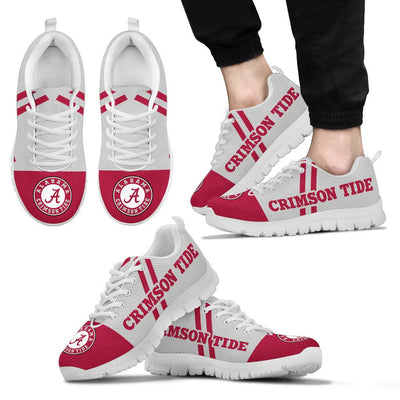 Line Stripe Logo Bottom Alabama Crimson Tide Sneakers