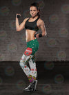 Funny Merry Christmas Hawaii Rainbow Warriors Leggings