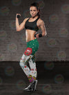 Funny Merry Christmas Minnesota Wild Leggings