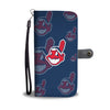 Cleveland Indians Logo Background Wallet Phone Cases