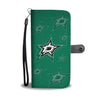 Dallas Stars Logo Background Wallet Phone Cases