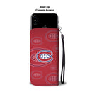 Montreal Canadiens Logo Background Wallet Phone Cases