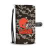 Gorgeous Camo Pattern Cleveland Browns Wallet Phone Cases