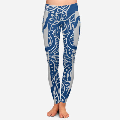 Curly Line Charming Daily Fashion Indianapolis Colts Leggings