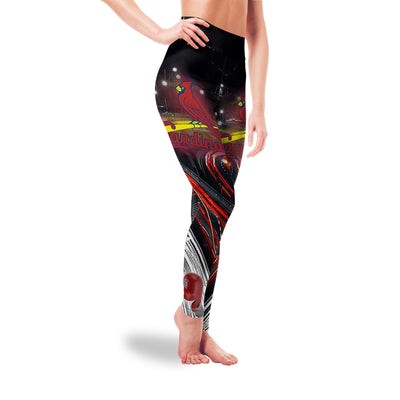 Great Urban Night Scene St. Louis Cardinals Leggings