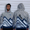 Fashion Cross Line Los Angeles Rams Hoodie