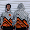 Fashion Cross Line Cincinnati Bengals Hoodie