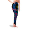 Incredible Mysterious Smoke Colors Atlanta Braves Leggings