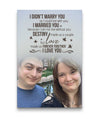 Sweet Love Made A Forever Couple Custom Canvas Print