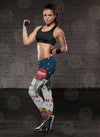 Funny Merry Christmas Houston Texans Leggings