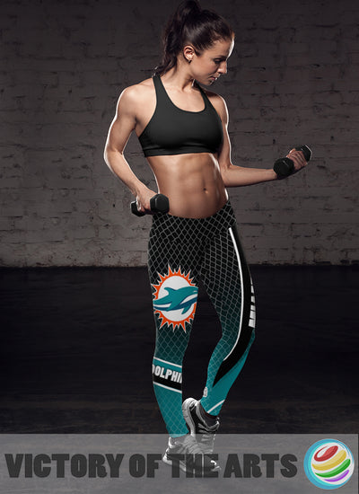 Artistic Fashion Miami Dolphins Leggings