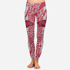 Curly Line Charming Daily Fashion Arkansas Razorbacks Leggings