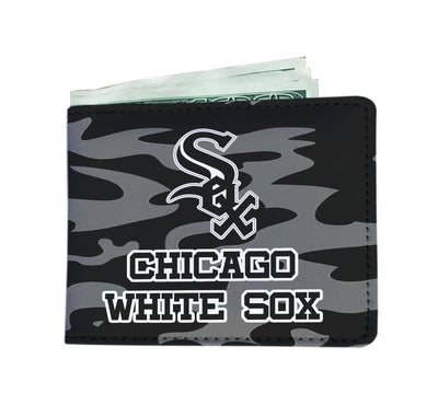 Camo Pattern Chicago White Sox Mens Wallets