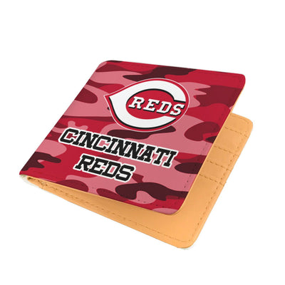 Camo Pattern Cincinnati Reds Mens Wallets
