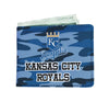 Camo Pattern Kansas City Royals Mens Wallets