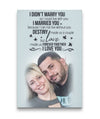 Love Custom Canvas Print - I can not live without you